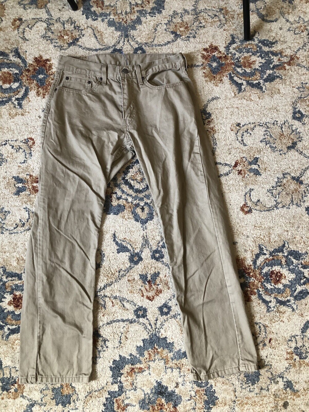 Levis 559 Jeans Mens 29x30 Khaki Relaxed Straight Beige